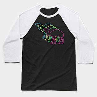 Camel 80s Neon Baseball T-Shirt